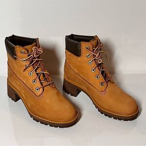 Timberland Kinsley Leather Lace-Up Boots